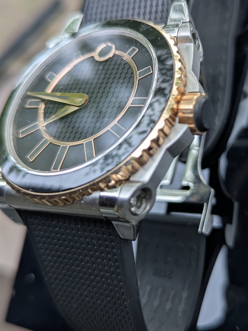 Movado Watch MASTER 18KT GOLD $9995 - Picture 6 of 16